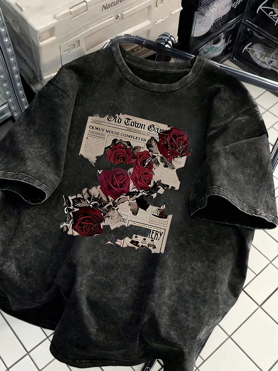Graphic Rose tee